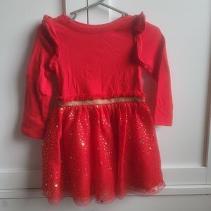 Pretty red toddler dress.